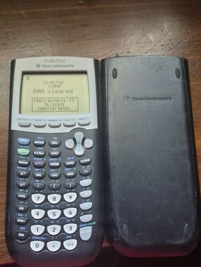 Texas Instruments TI-84 Plus Graphing Calculator - Black and White